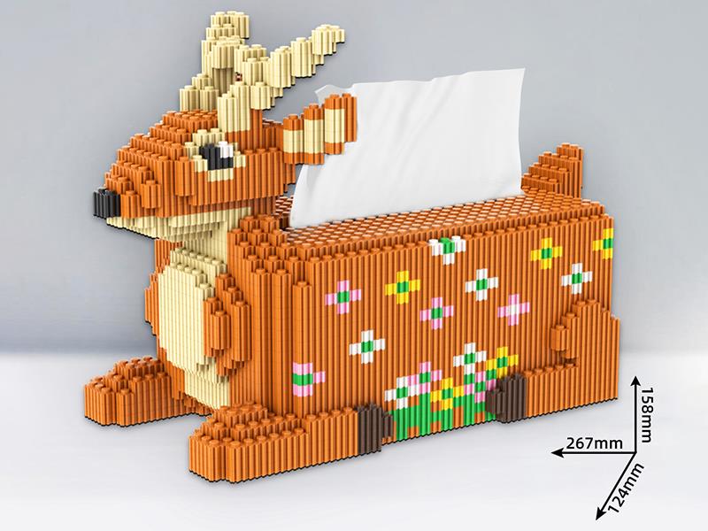 Sika Deer Tissue Box Building Blocks 3802+pcs