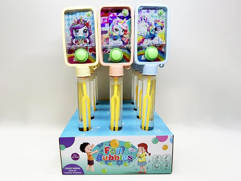 30CM Unicorn Water Game Bubble Sticks 12pcs