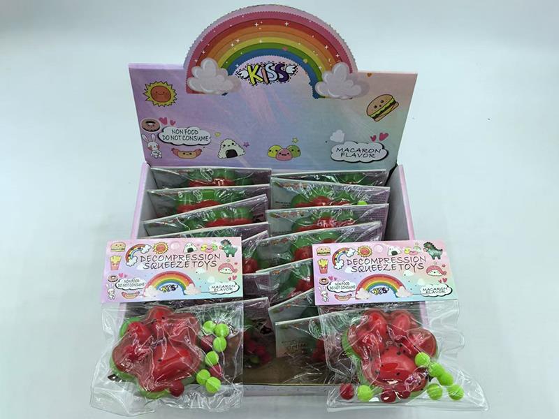 Pinching Fun: Click-Head Watermelon Cat Paws