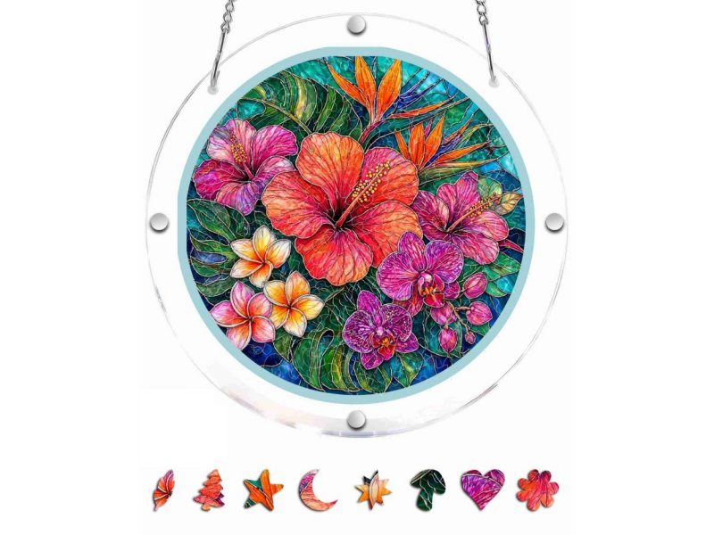8.9-Inch Acrylic Jigsaw Puzzle