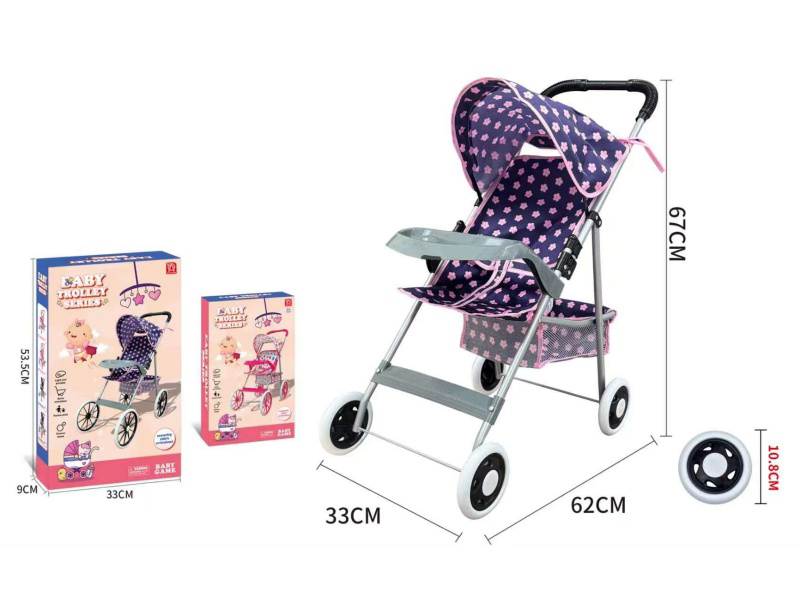 Thick Cloth Iron Baby Stroller Toy