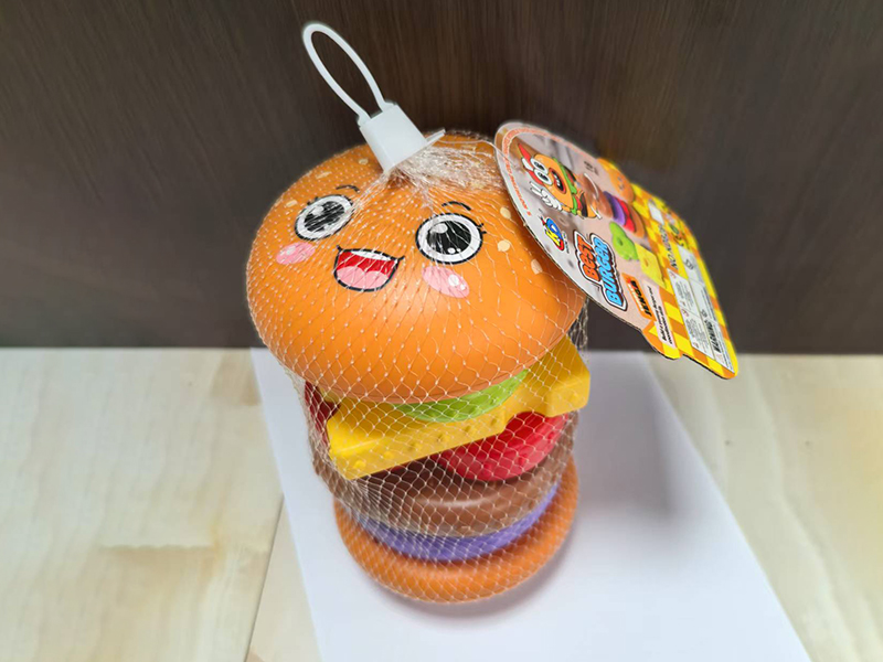 Cartoon Burger Jenga