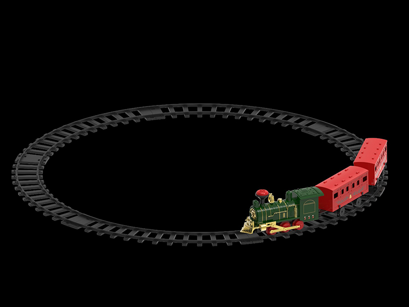 Christmas Electric Classical Rail Train(Light, Sound)