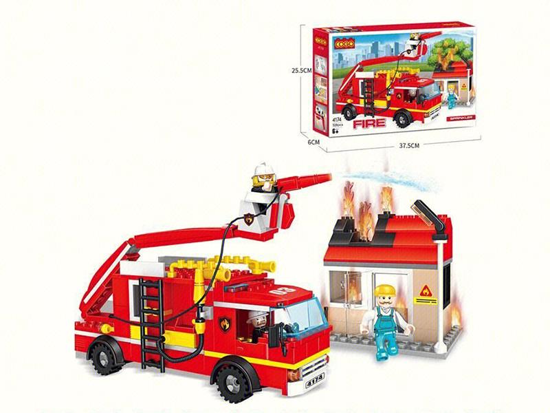 Fire Control Series Building Blocks - Fire Sprinkler 328pcs