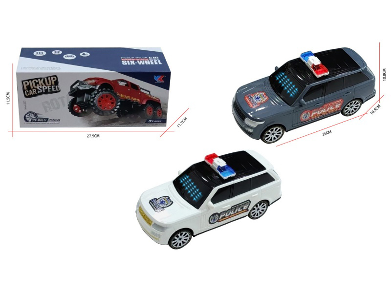 1:16 Land Rover Range Rover High-Door Off-Road Electric Swivel: With 3D Lighting And Music, The Police Car Does Not Include Power