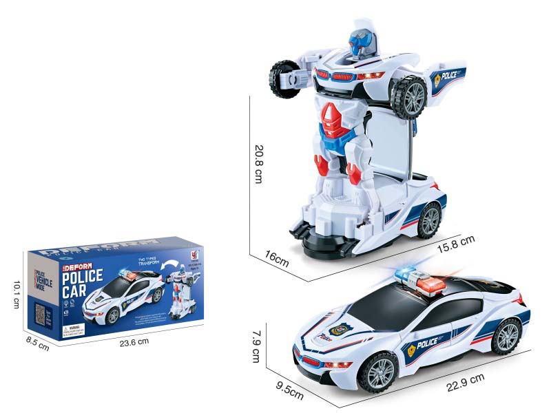 Deformed Police Car (Fully Environmentally Friendly