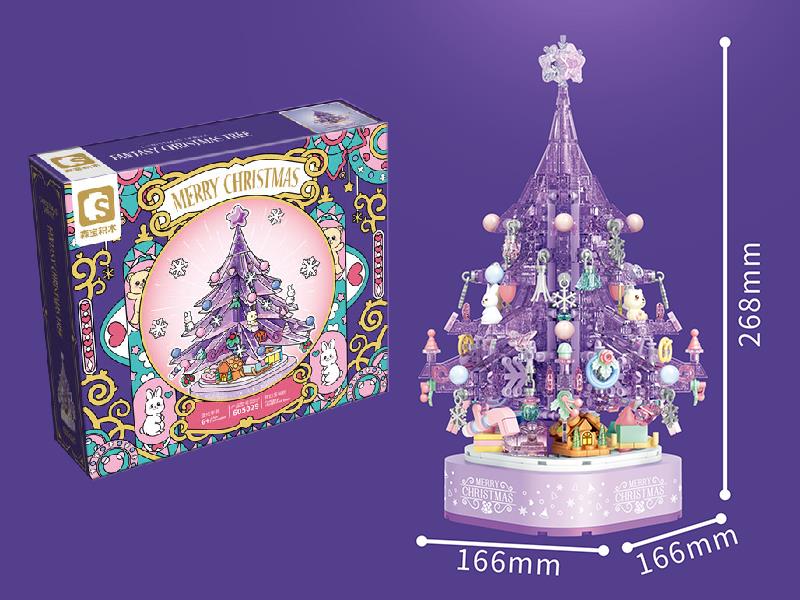 Fantasy Christmas Tree Building Blocks 729pcs