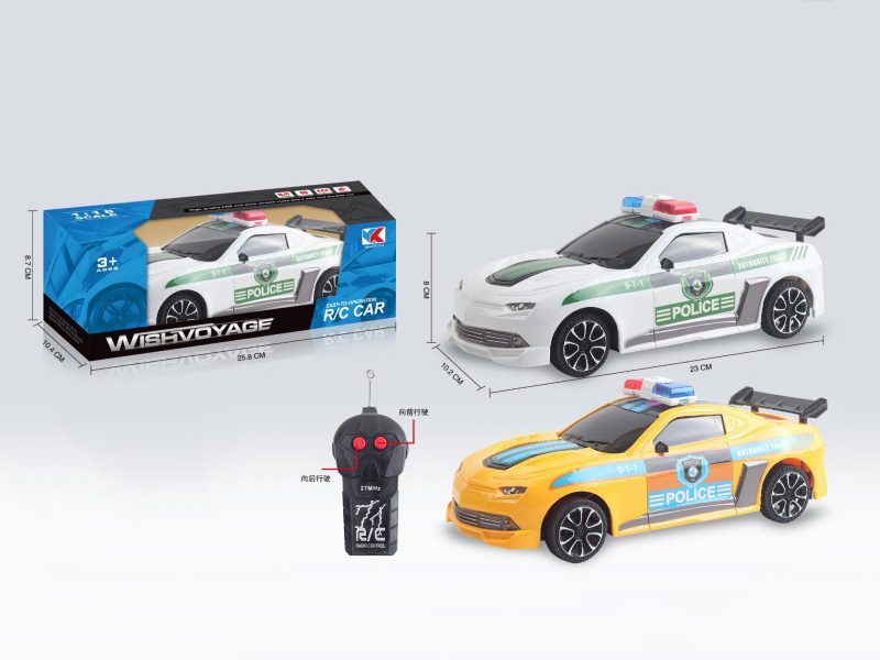 1:18 2CH Hornet Remote Control Police Car Without Power Included Has No Lights