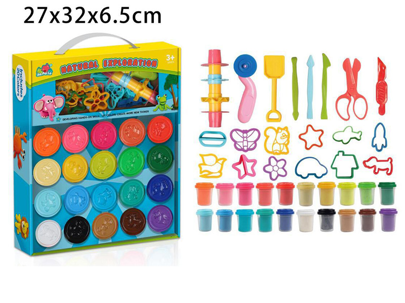 20pcs 50g Play Dough Set