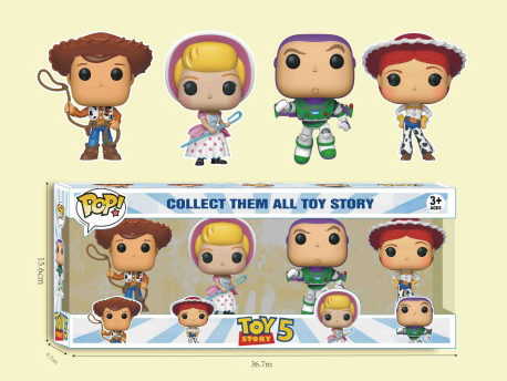 4-Inch New Pop Astronaut Figurines In A Box Set Of 4 Pcs
