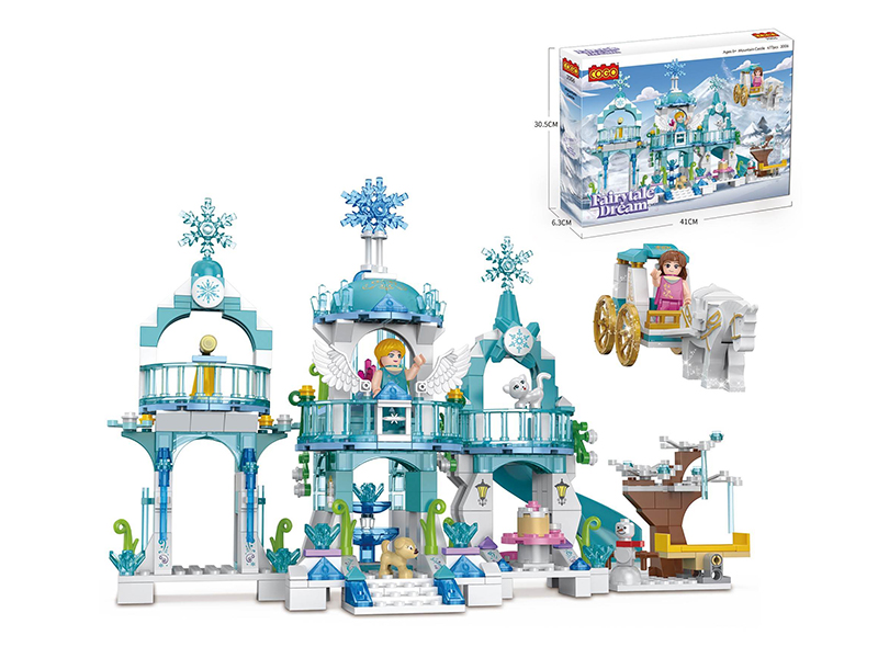Girl Series Ice Castle Building Blocks 477PCS