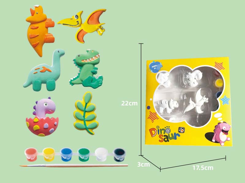 Gypsum Painting - Dinosaur Suit