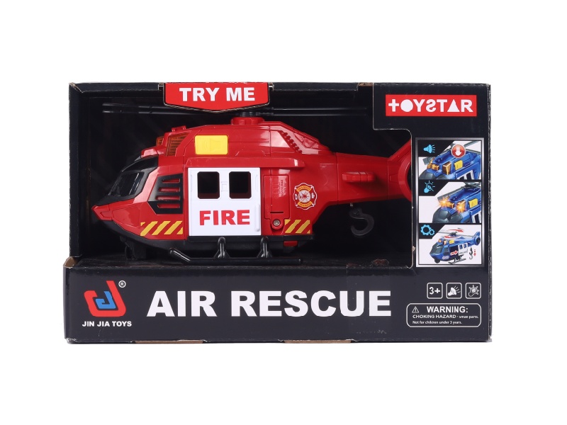 1:14 Fire-Fighting Cable Helicopter (Light, Sound, Door Opening, Multi-Function.