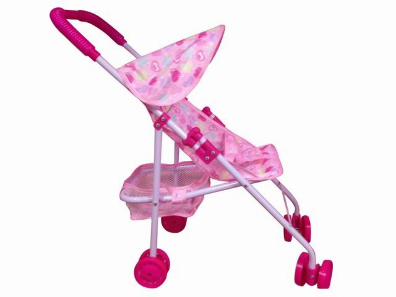 Iron Swivel Wheel Baby Carriage
