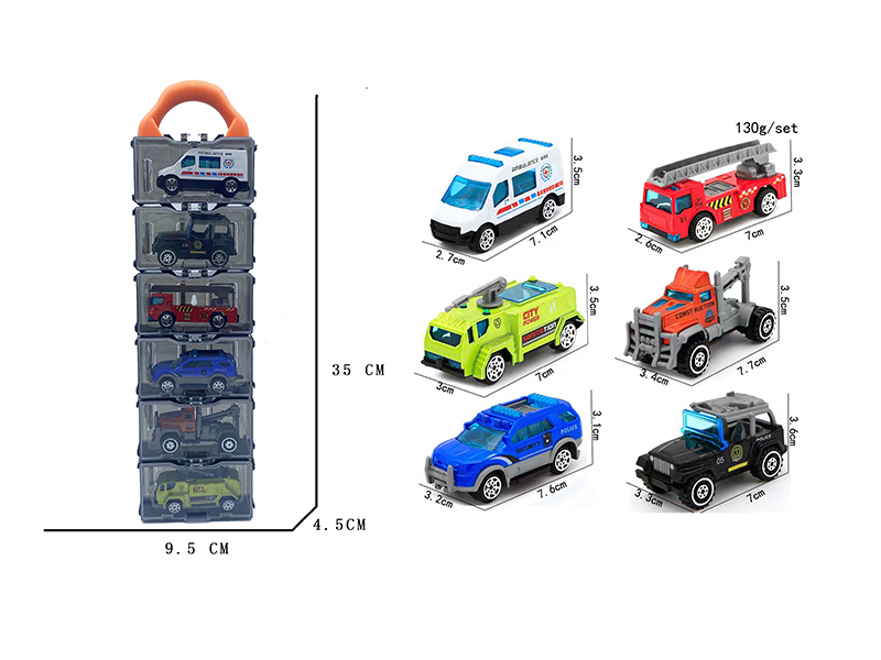 Slide Alloy Car Set