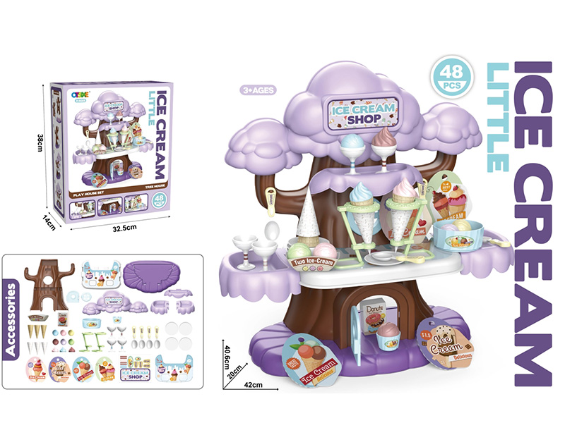 Tree House Ice Cream Shop Play House Set