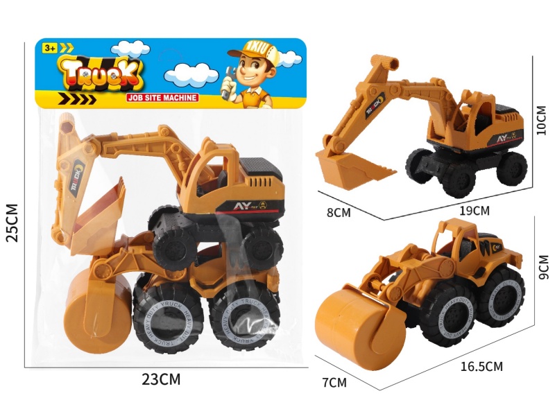 Slide Engineering Hook Locomotive + Road Roller