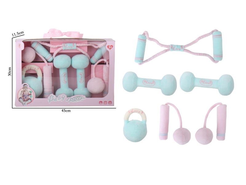 Filling Cotton Sports Equipment Set