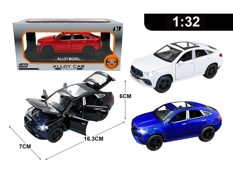 1:32 Alloy Model Stand Window Box Rebound Force/With Light And Sound, 3 Ag13 Batteries Included