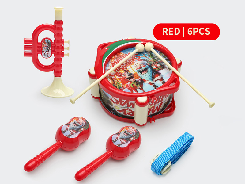 Christmas Theme Musical Instruments 6pcs