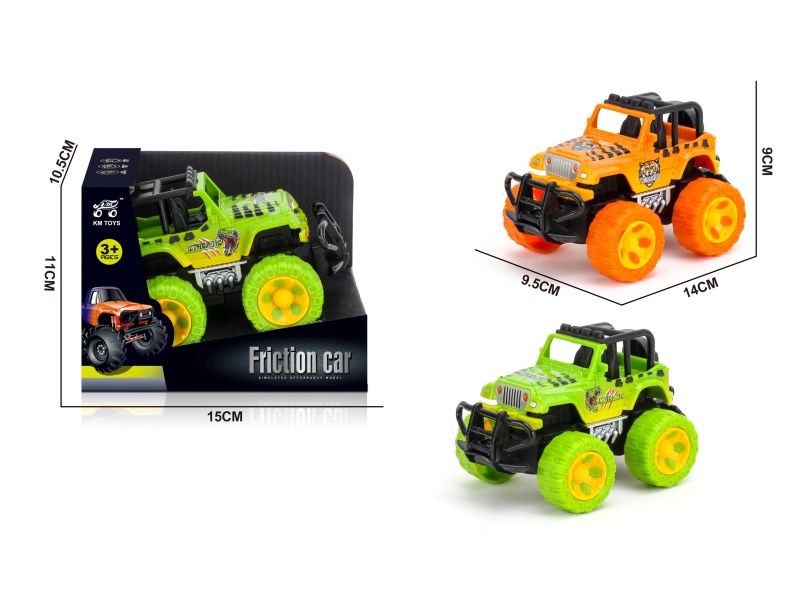 Inertial Jeep Pad Printing Off-Road Vehicle 1:43