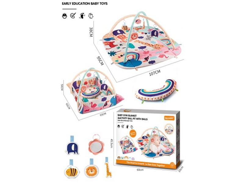 5 In 1 Baby Game Crawling Pad With 20 Balls