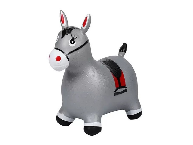 Inflatable Silver-Gray Horse (With Music)