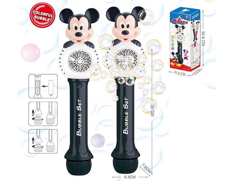 20 Holes Mickey Mouse Bubble Stick With Light