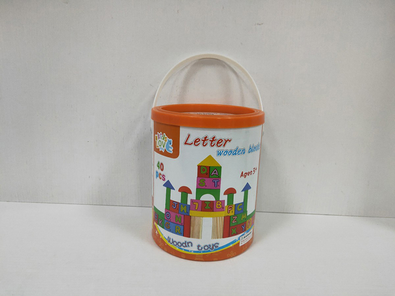Wooden Building Blocks 40pcs