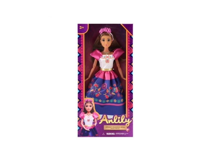 11.5-Inch Solid Doll (Brown Skin Color)