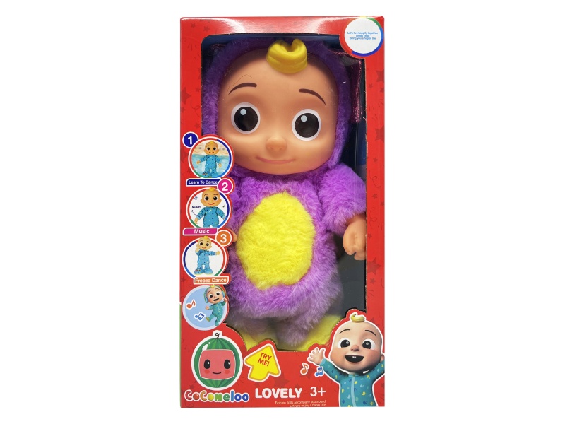 22 Inch B/O Solid Cocomelon JJ Boy Doll(Dinosaur)