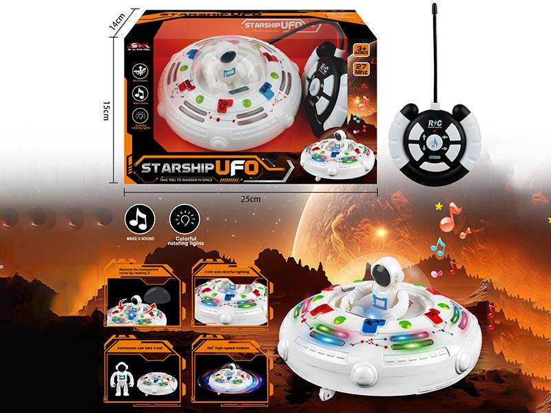 Remote Control Starship UFO With Light And Music