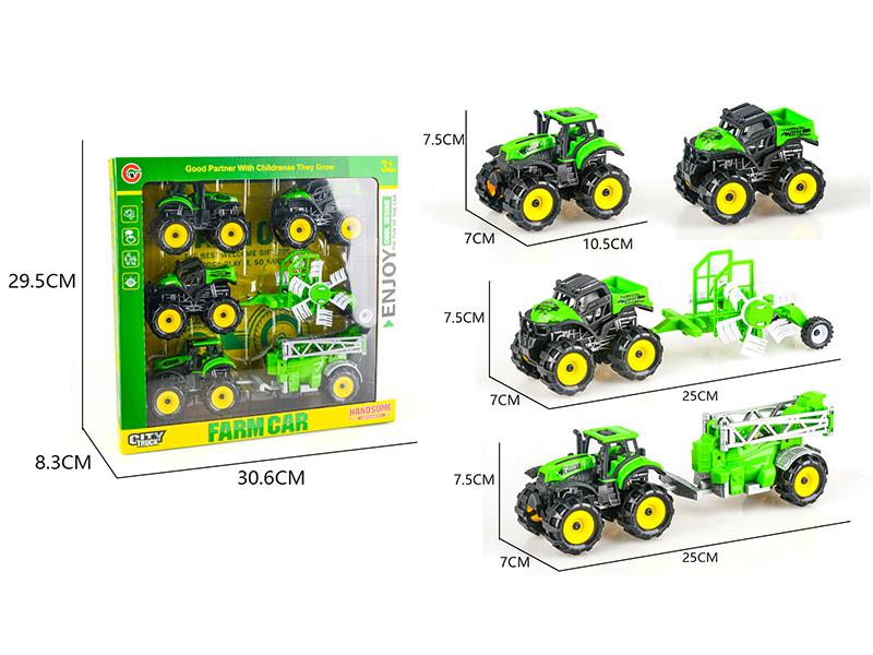 Friction Off-Road Farm Cars Set