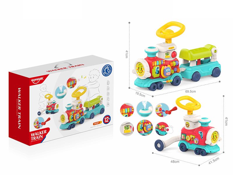 2 In 1 Baby Walker Train