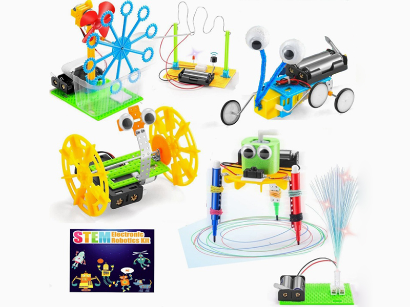 Science Experiment Electronic Robotics Kit 6pcs