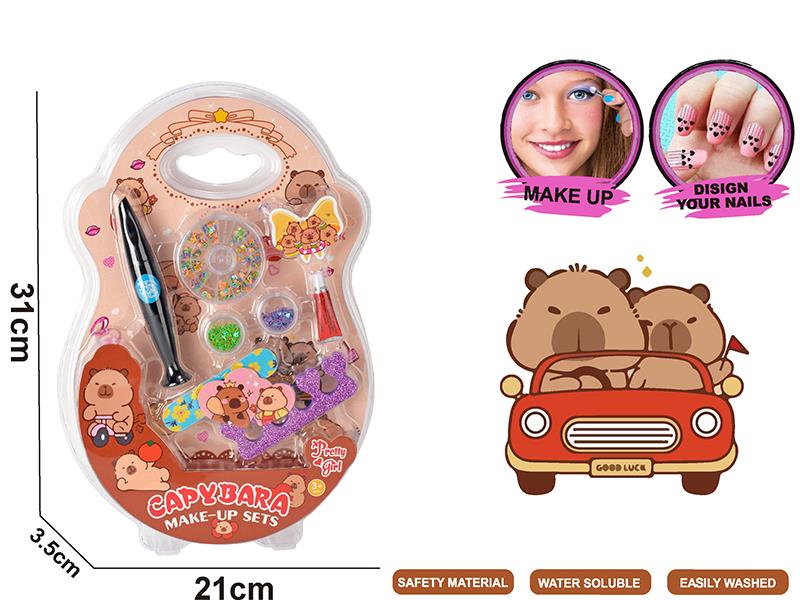 Capybara Nail Art Set