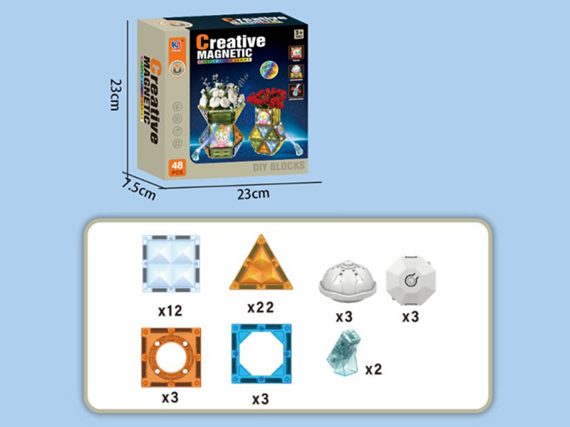 Magnetic Building Blocks 48pcs