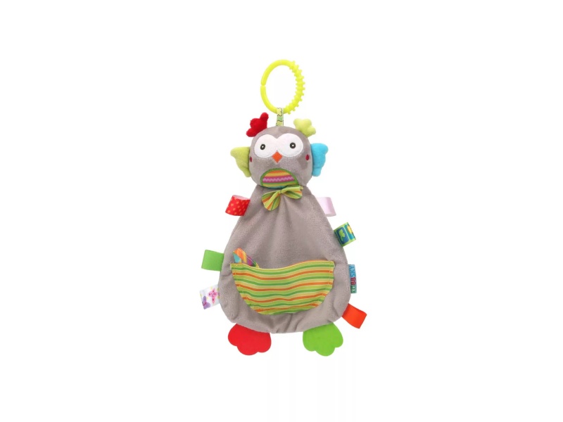 Owl Teething Baby Comfort Towel