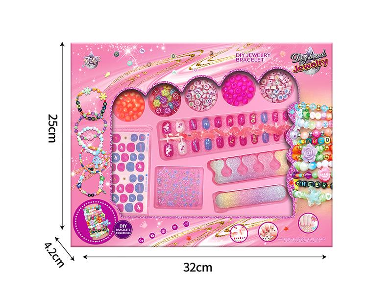 DIY Nail Art & Bracelet Set