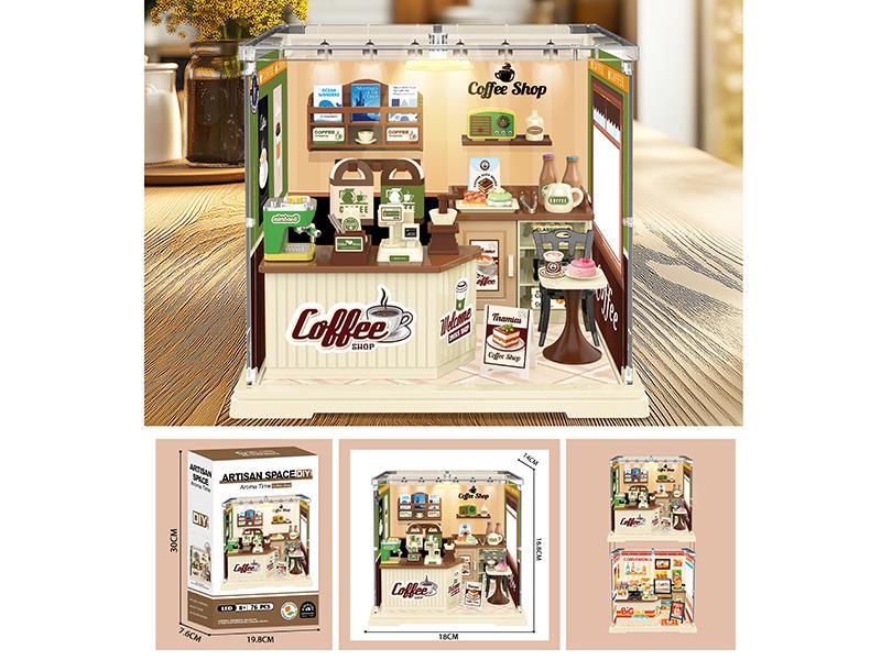 Artisan Space DIY Toy - Aroma Time Coffee Shop