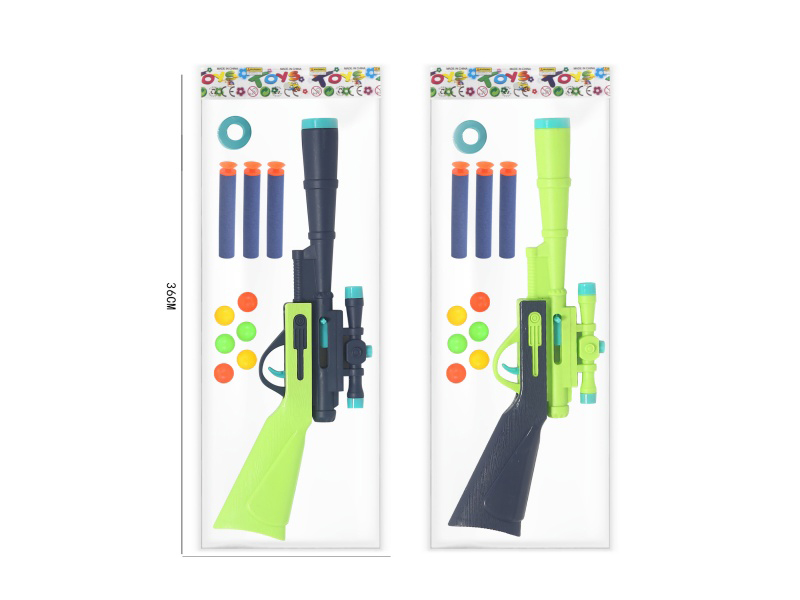 Solid Color Soft Bullet & Ping Pong Ball Gun