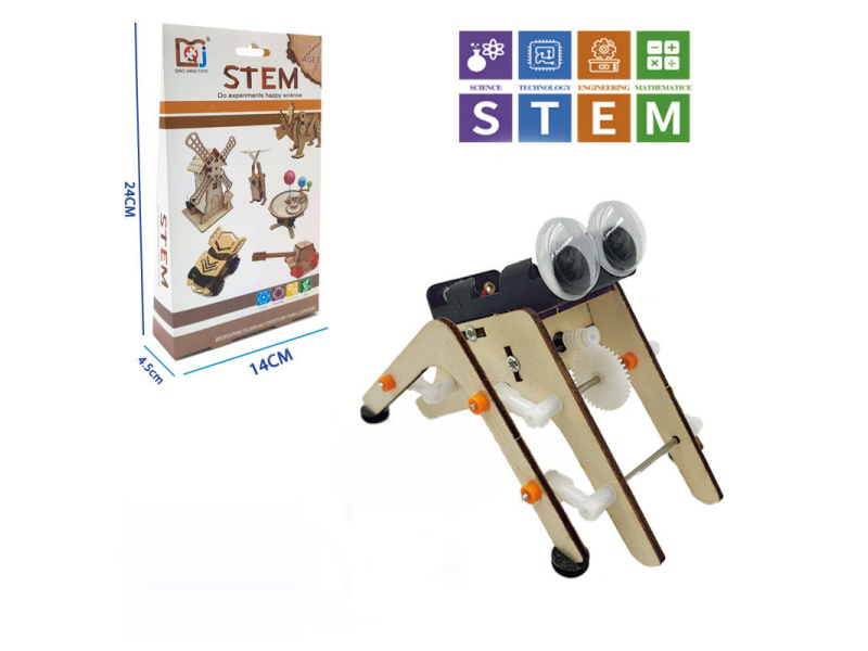 DIY Wooden Reptilian Robot