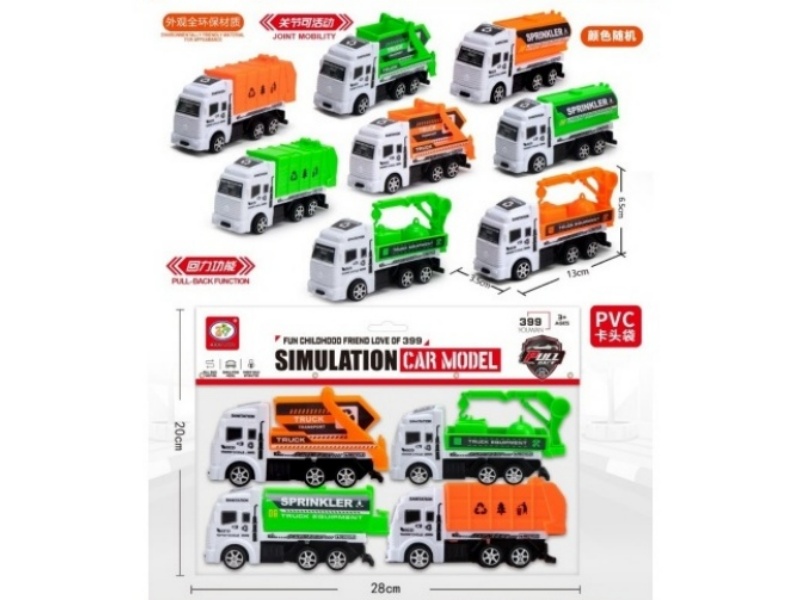 Two-Color Returnee Sanitation Vehicle