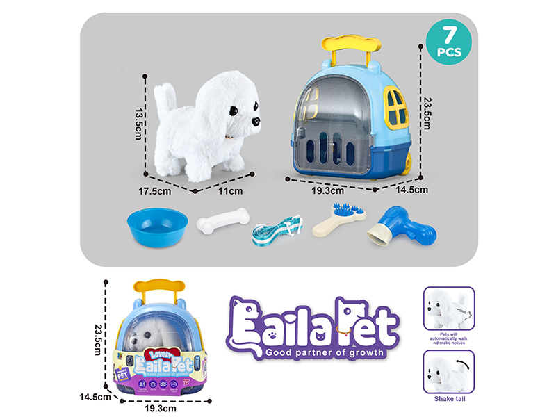 B/O Dog Pet Cage Set