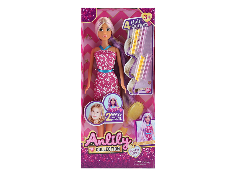11.5" Solid Fashion Doll(Brown Skin)