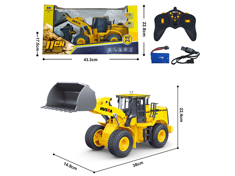 1:16 11-Channel Semi-Alloy Remote-Control Wheel Loader