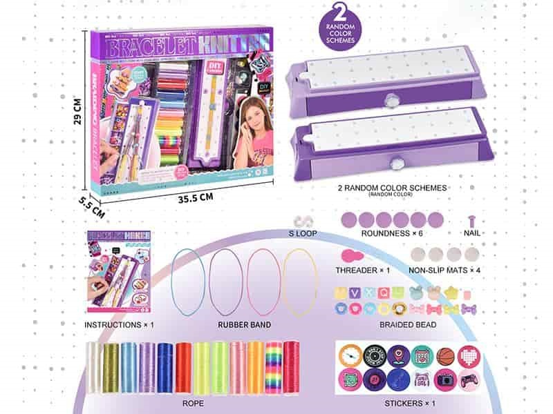 Bracelet Knitting DIY Set