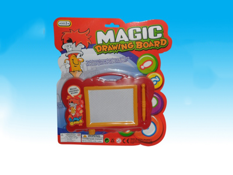 Magnetic Black-And-White Writing Board