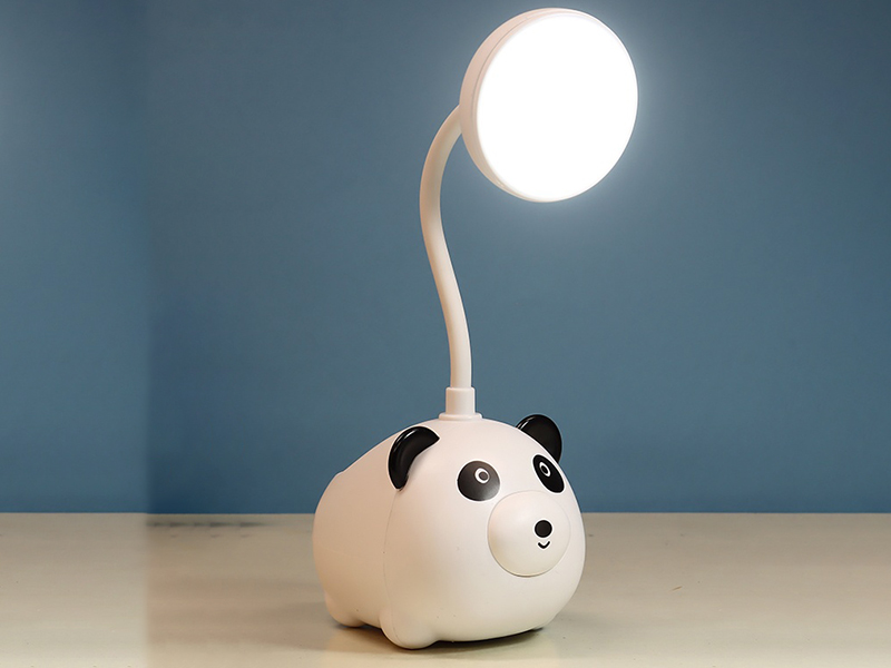 Cute Panda Pen Holder Desk Lamp