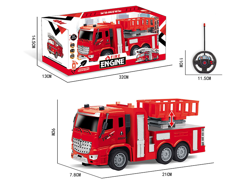 1:30 2CH Remote Control Fire Engine